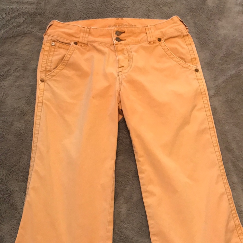 Pure Color cropped jeans
